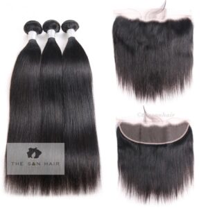 Straight Hair Combo With Frontal (13×4)