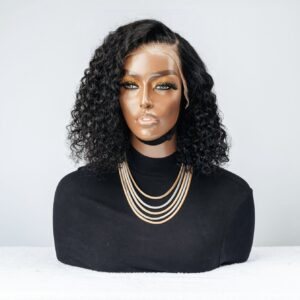 12″ Water Wave Bob Wig (13×4)
