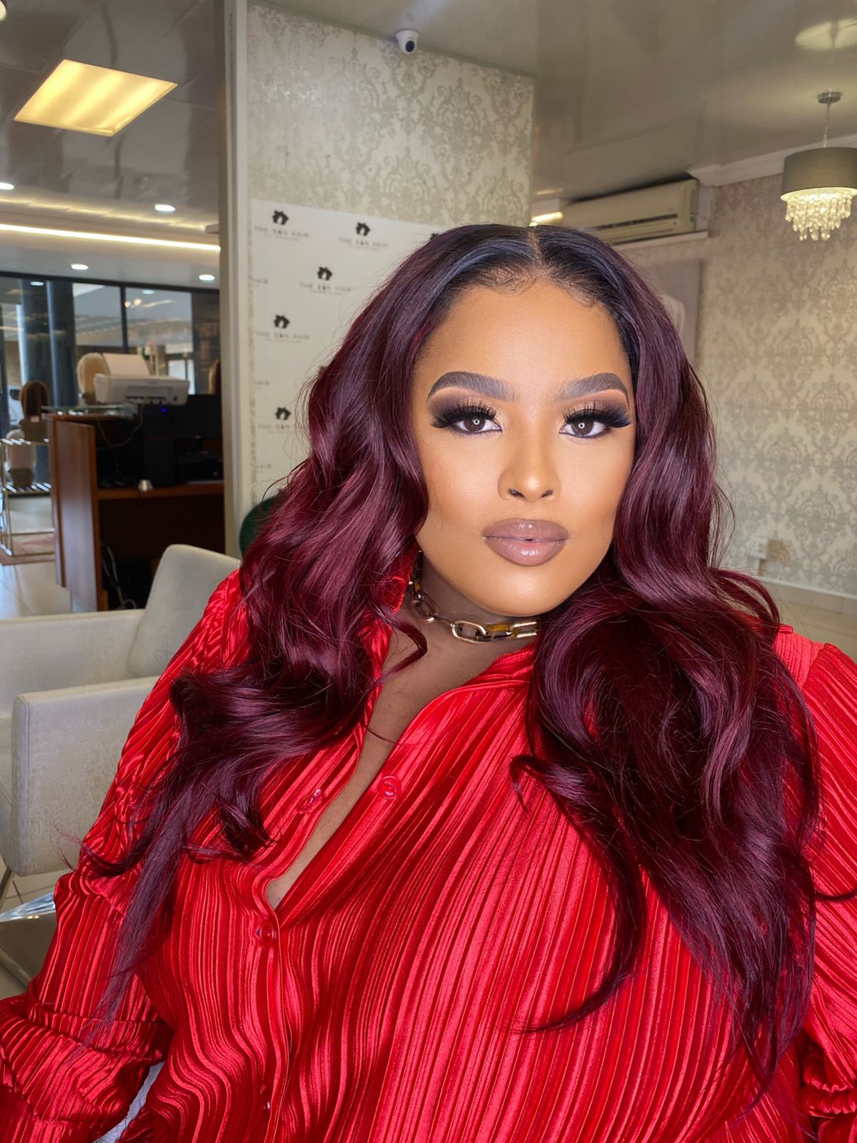16"-32" Straight Peruvian Wig (4x4) ( With Colour) - Image 4