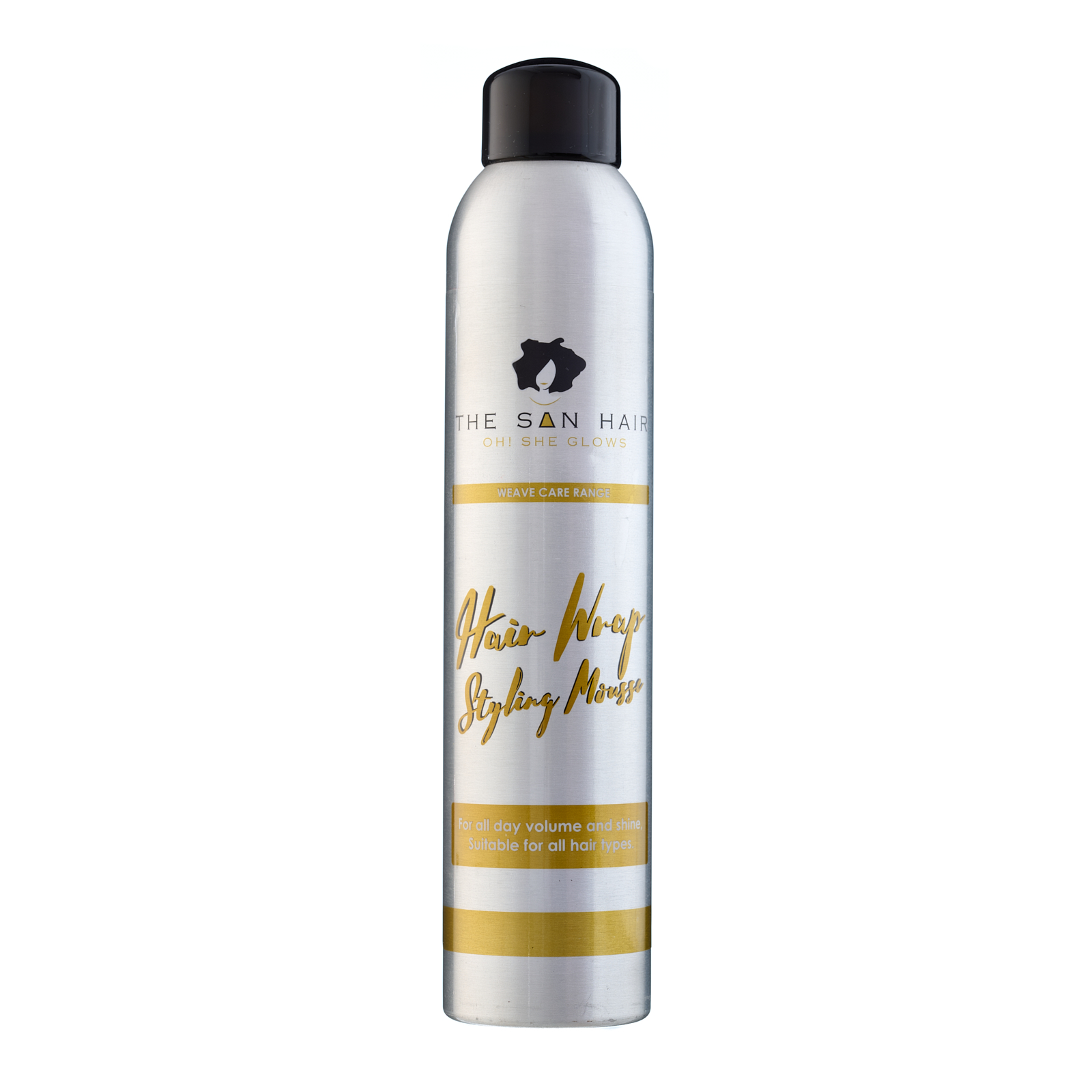 San Hair wrap-styling mousse is designed to hold moisture and give incredible shine to hair while leaving the hair soft and moisturized. Best hair mousse to revive hair curls for volume, best used for fine hair, relaxed hair and hair growth.
