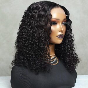 12″ Italian Curl Double Drawn Bob Wig (4×4)