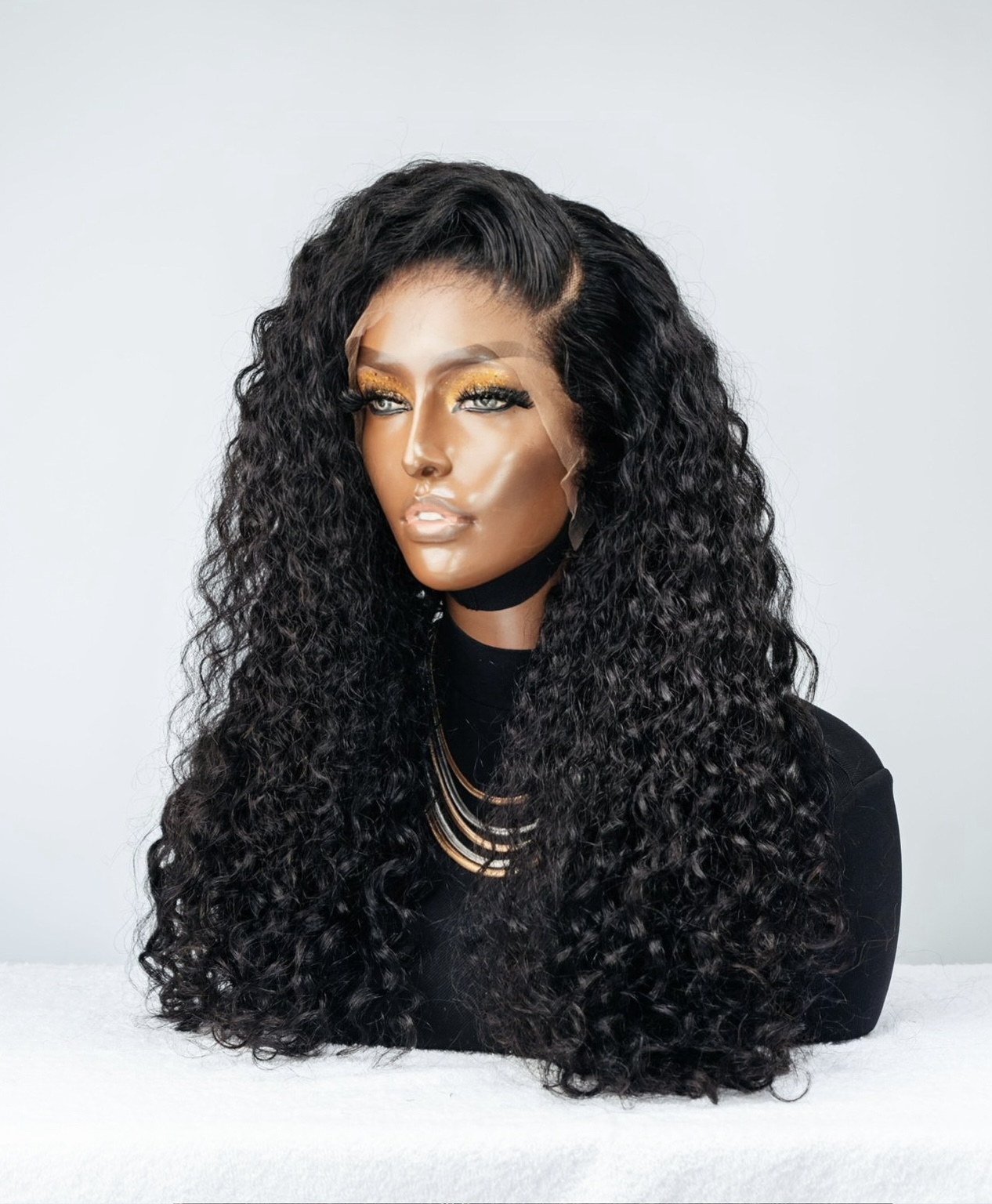 16"-24" Italian Curl Double Drawn Wig (13x4) - Image 2