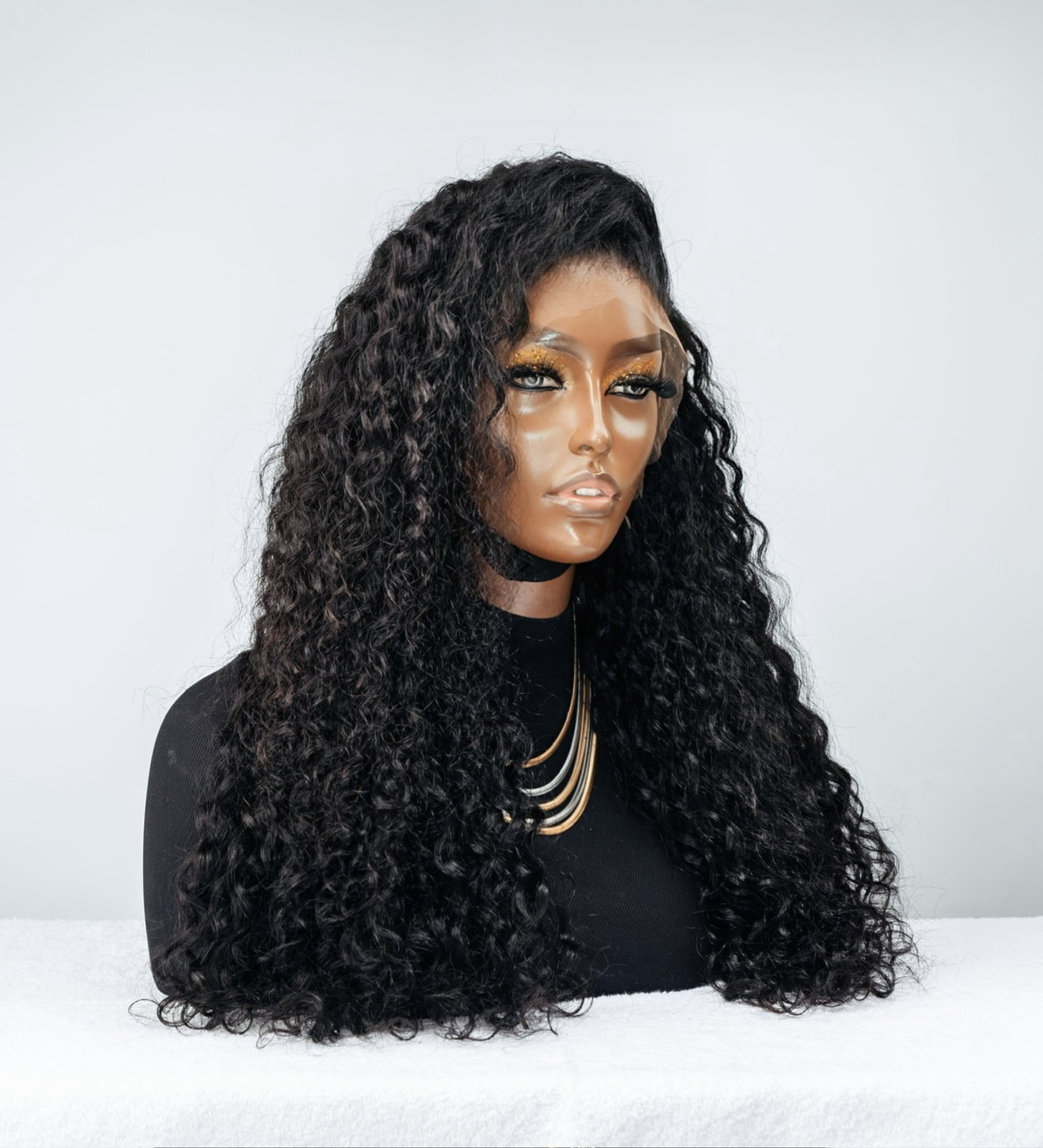 16"-24" Italian Curl Double Drawn Wig (13x4) - Image 3