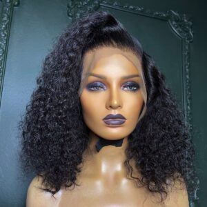 12″ Italian Curl Double Drawn Bob Wig (13×4)