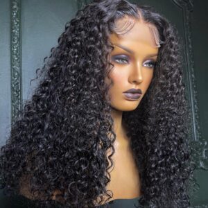 16″-24″ Italian Curl Double Drawn Wig (4×4)