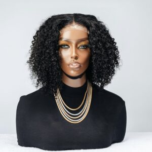 12″-16″ Jerry Curl Bob Wig (4×4)