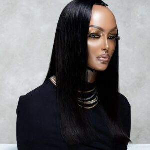 16″ Straight Peruvian U-Part Wig