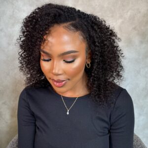 14″ Jerry Curl U-Part Wig